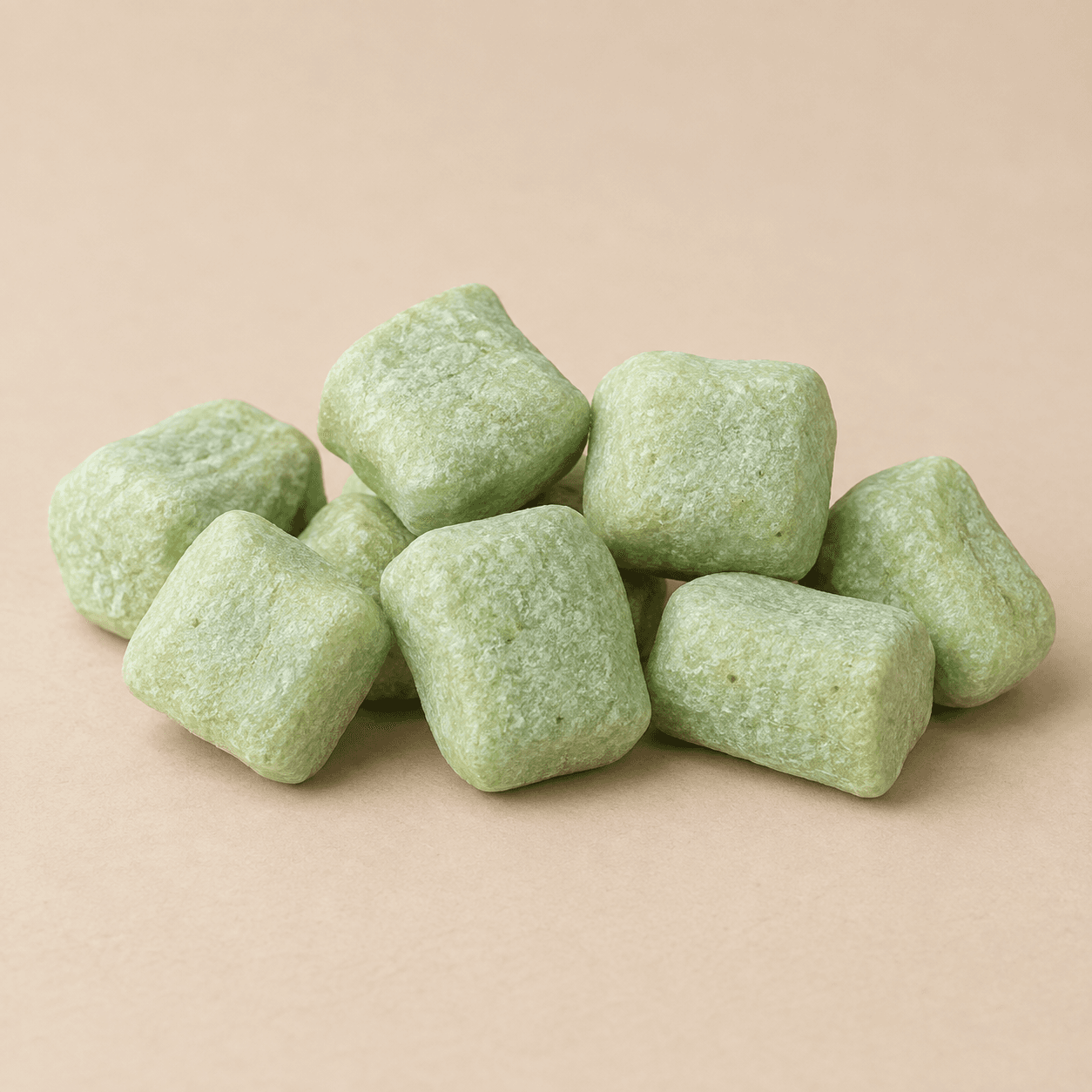 Mint Himalayan Puffed Nuggets - Handmade Felt Product from Nepal