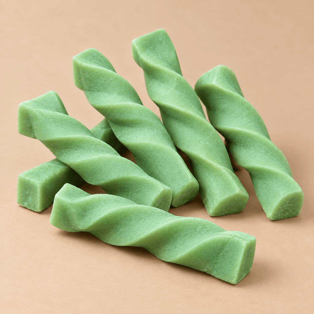 Mint Himalayan Twisted Dog Chew - Handmade Felt Product from Nepal