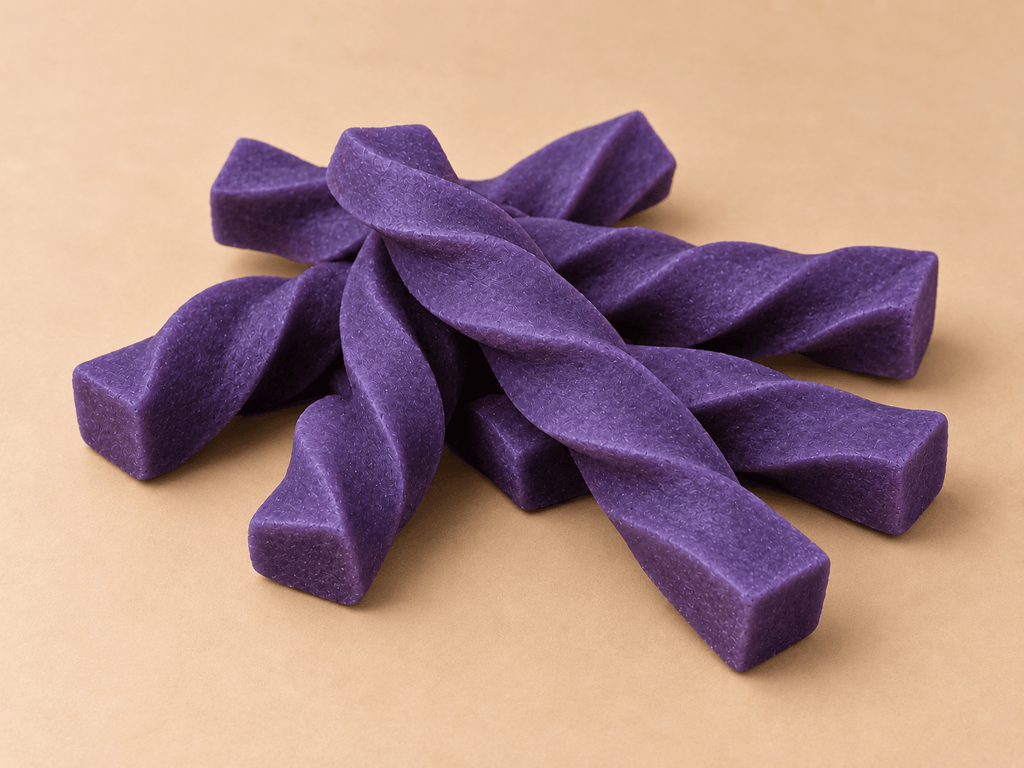 Blueberry Himalayan Twisted Dog Chew - Handmade Felt Product from Nepal